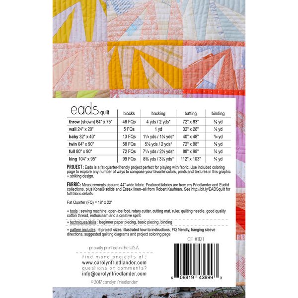 Eads Quilt Pattern