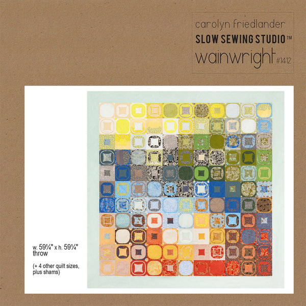 Wainwright Quilt Pattern . Carolyn Friedlander