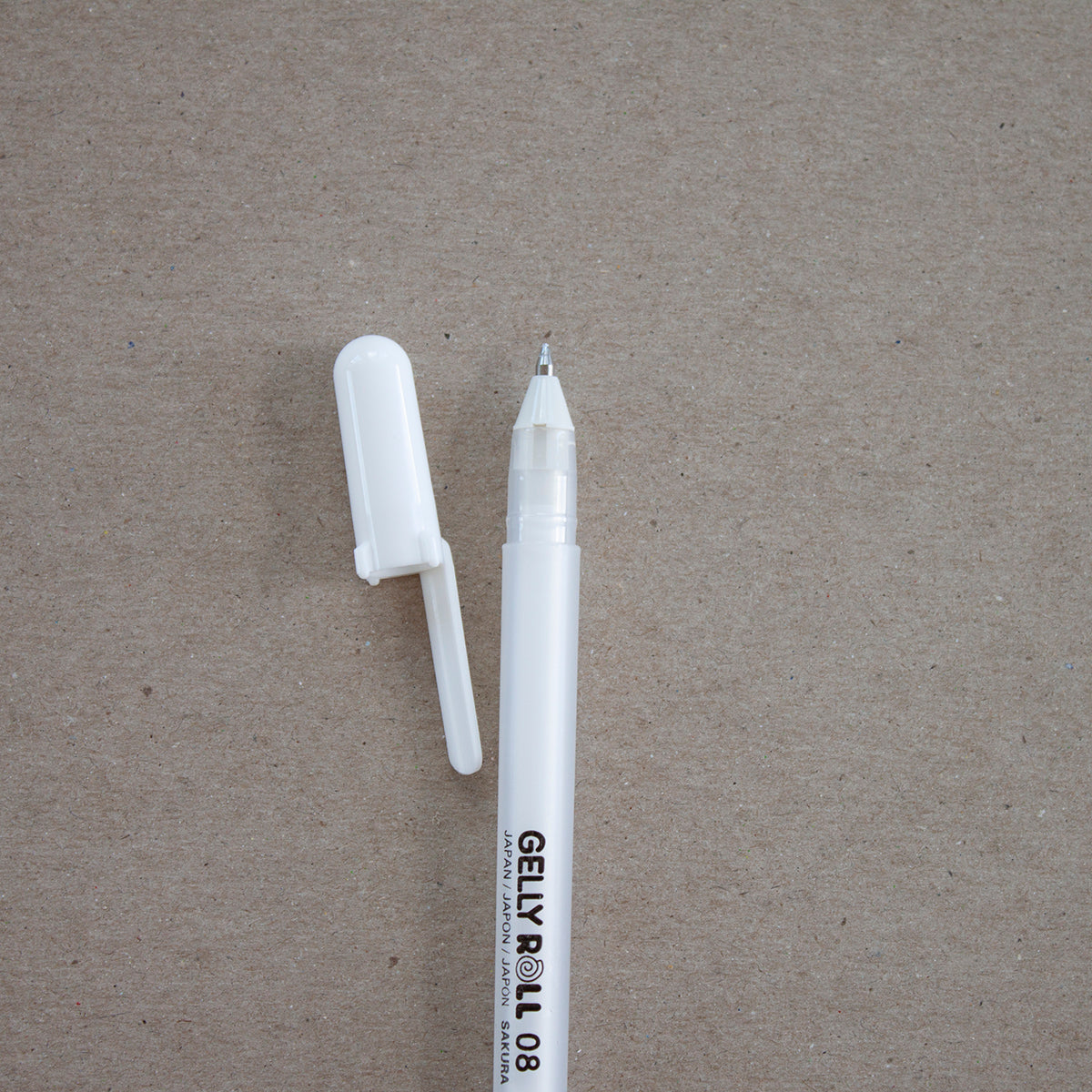 Sakura White Gelly Roll Gel Pen 05
