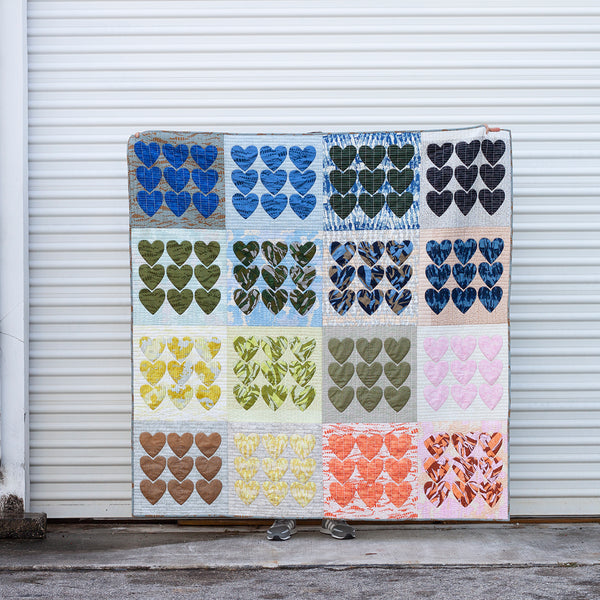 Hearts Jetty Quilt . Carolyn Friedlander