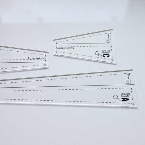 Long Leaf Acrylic Template Set