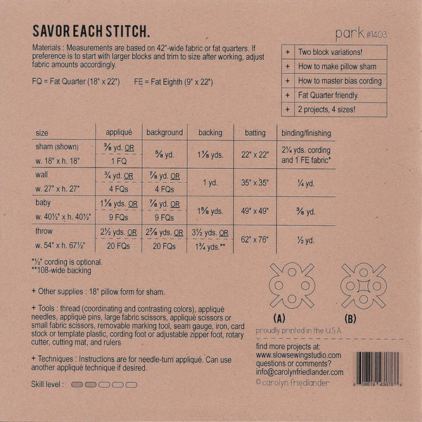 park back cover_carolyn friedlander_slow sewing studio