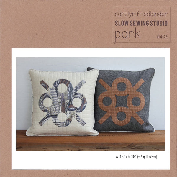 park front cover_carolyn friedlander_slow sewing studio