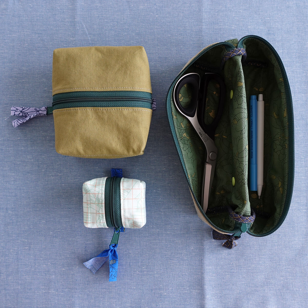 Split Pouch Split Pouch Pattern and Workshop – Carolyn Friedlander