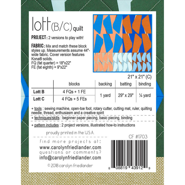 Lott Mini Quilt Pattern Bundle