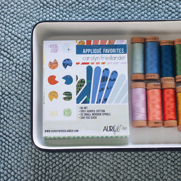 Aurifil Carolyn Friedlander Appliqué Favorites Thread Set