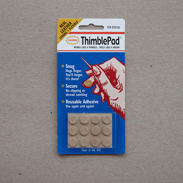 ThimblePad Leather Adhesive Thimble, Colonial #SM100