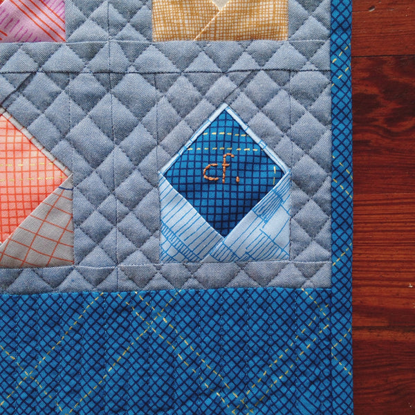 Envelopes quilt initial_Carolyn Friedlander