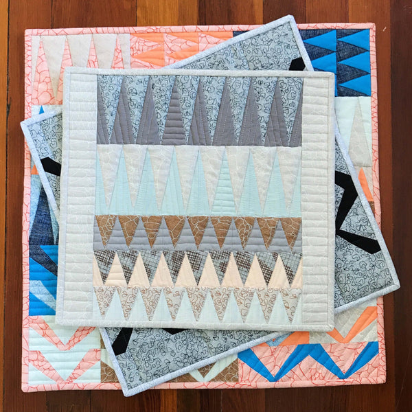Simple Patchwork Color Blocked Baby Quilt Tutorial